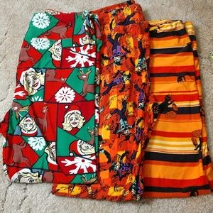 NWT Lularoe TC2 Holiday Legging Set